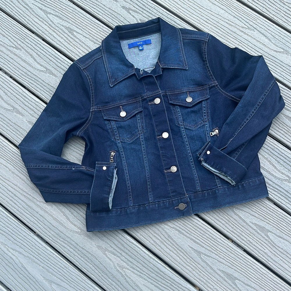 ❄️ Button up Dark Wash Denim Jacket